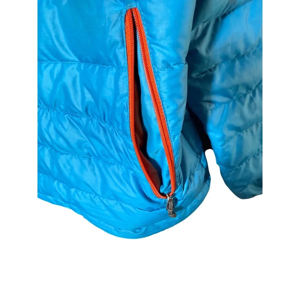 Patagonia Down Sweater Mens XL Blue EUC Full Zip Quilted Puffer